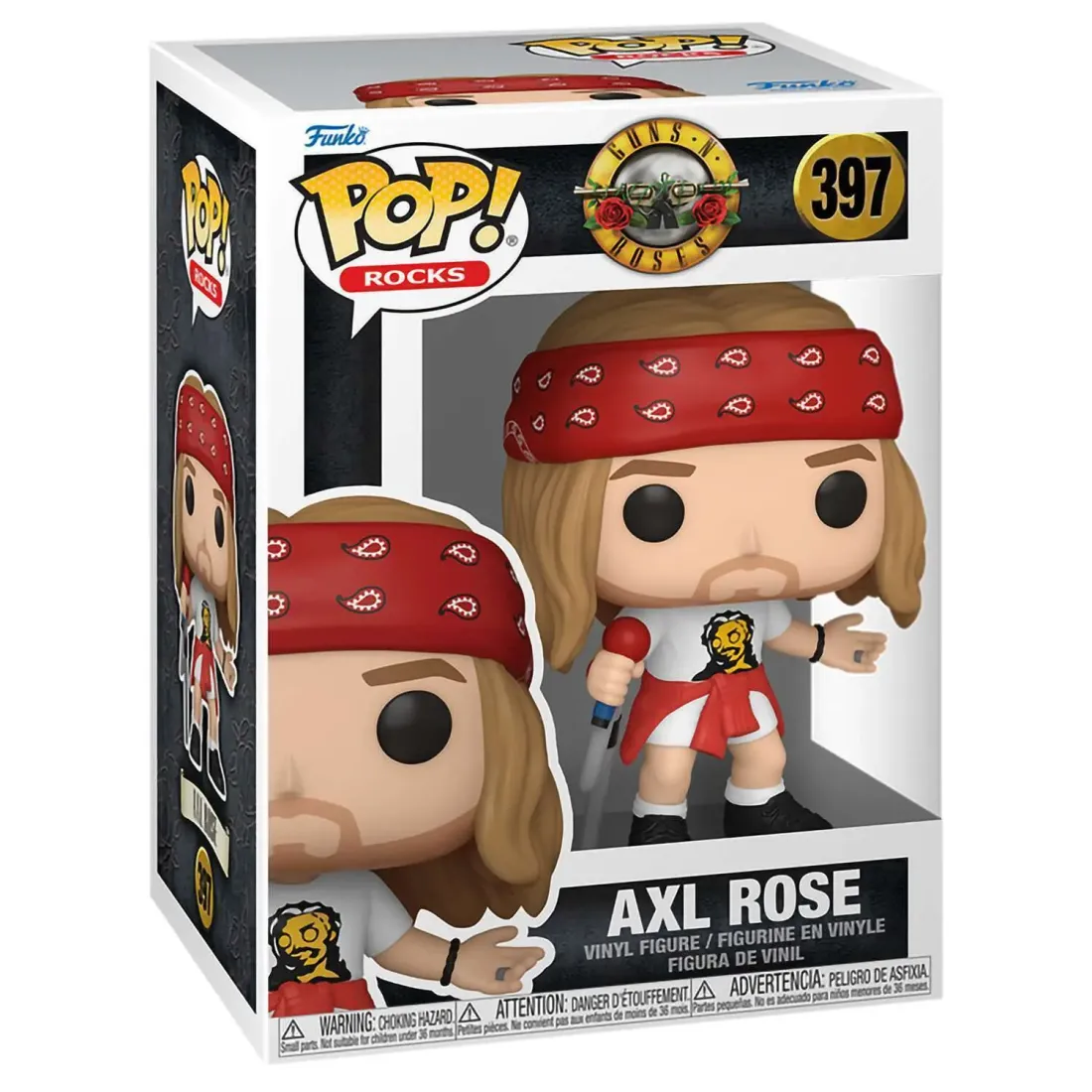 Фигурка Funko POP! Rocks Guns N' Roses Axl Rose with Red Bandana w/Chase (397) 80482