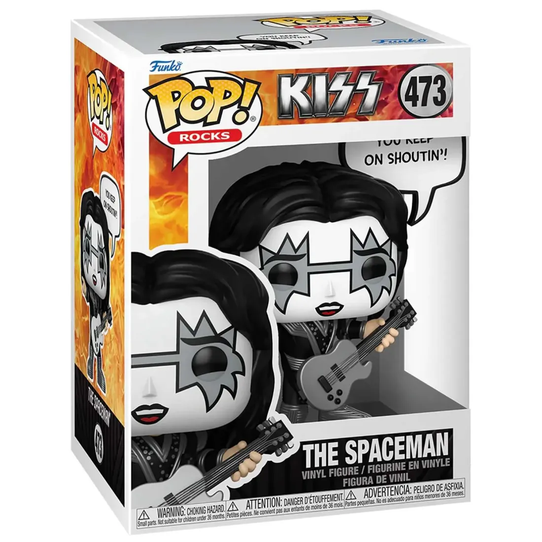 Фигурка Funko POP! Rocks KISS The Spaceman (R&R All Night) (473) 84125