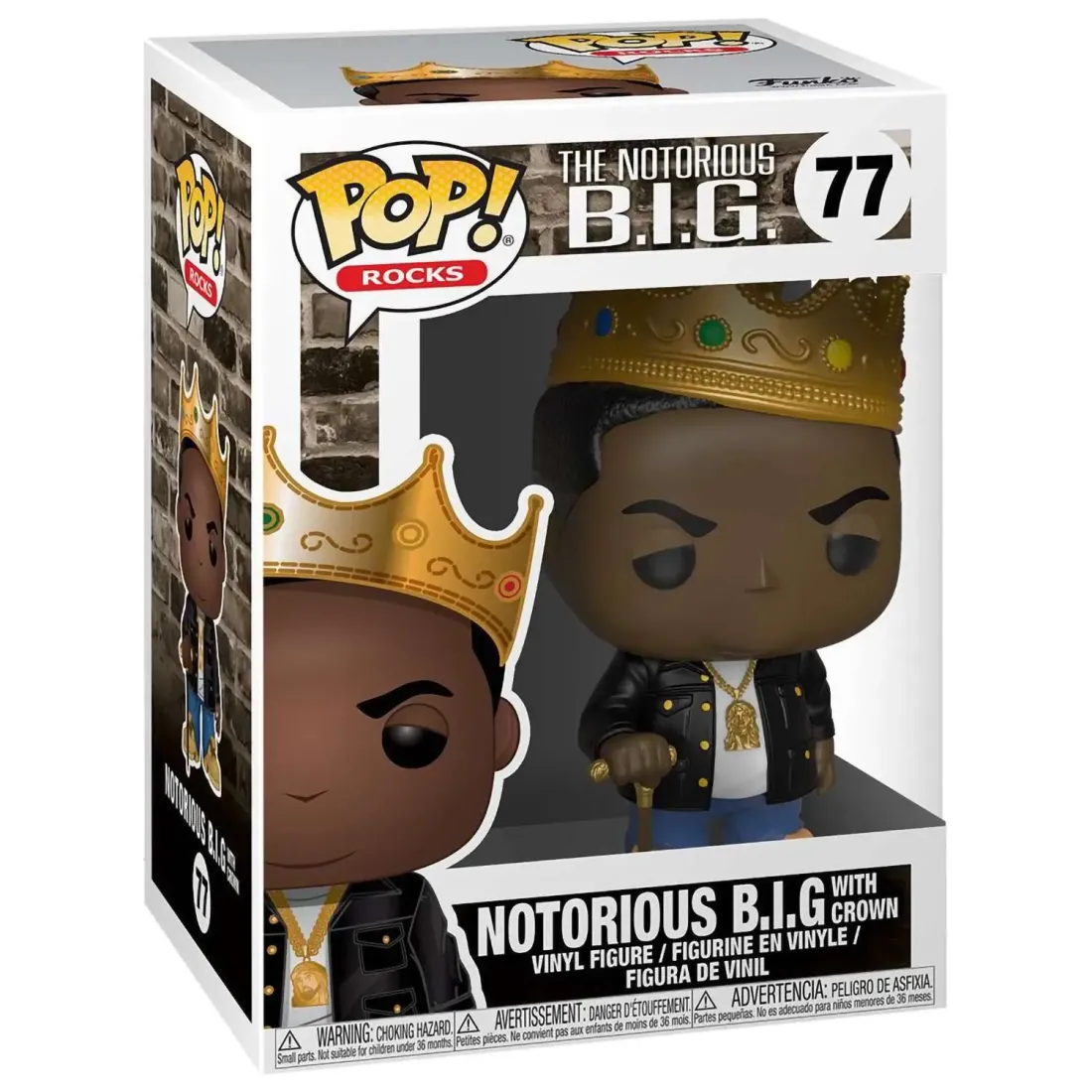 Фигурка Funko POP! Rocks Notorious B.I.G. Notorious B.I.G. with Crown (77) 31550