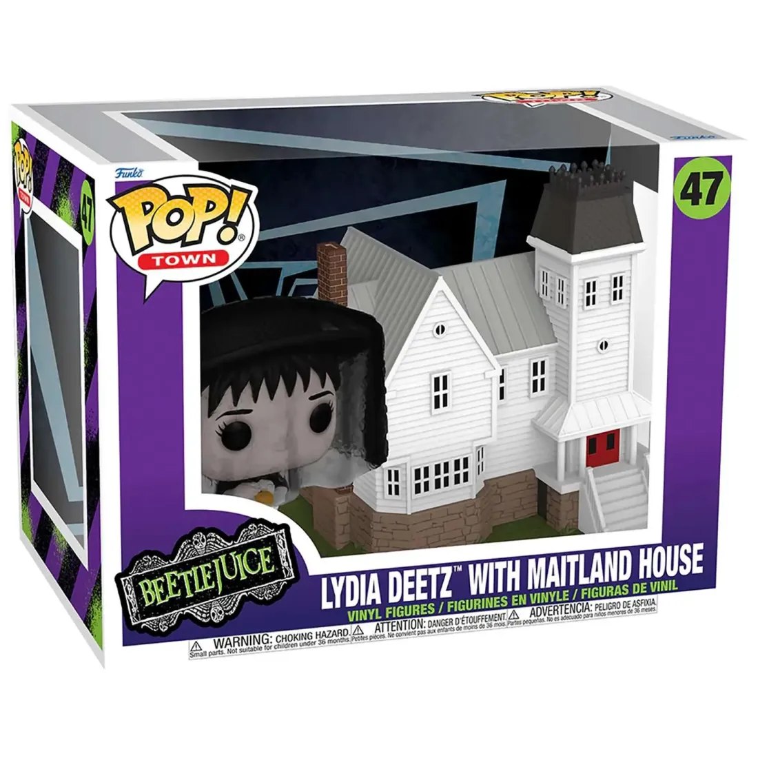 Фигурка Funko POP! Town Beetlejuice Lydia Deetz with Maitland House (47) 86442