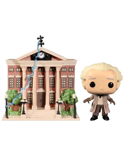 Фигурка Funko POP! Town BTTF Doc w/Clock Tower (15) 46910