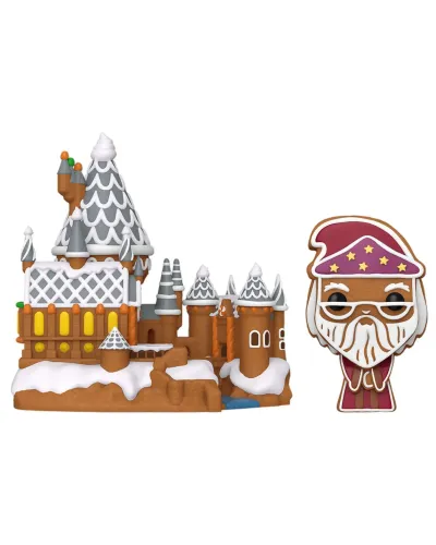 Фигурка Funko POP! Town Harry Potter Gingerbread Albus Dumbledore and Hogwarts (42) 80021