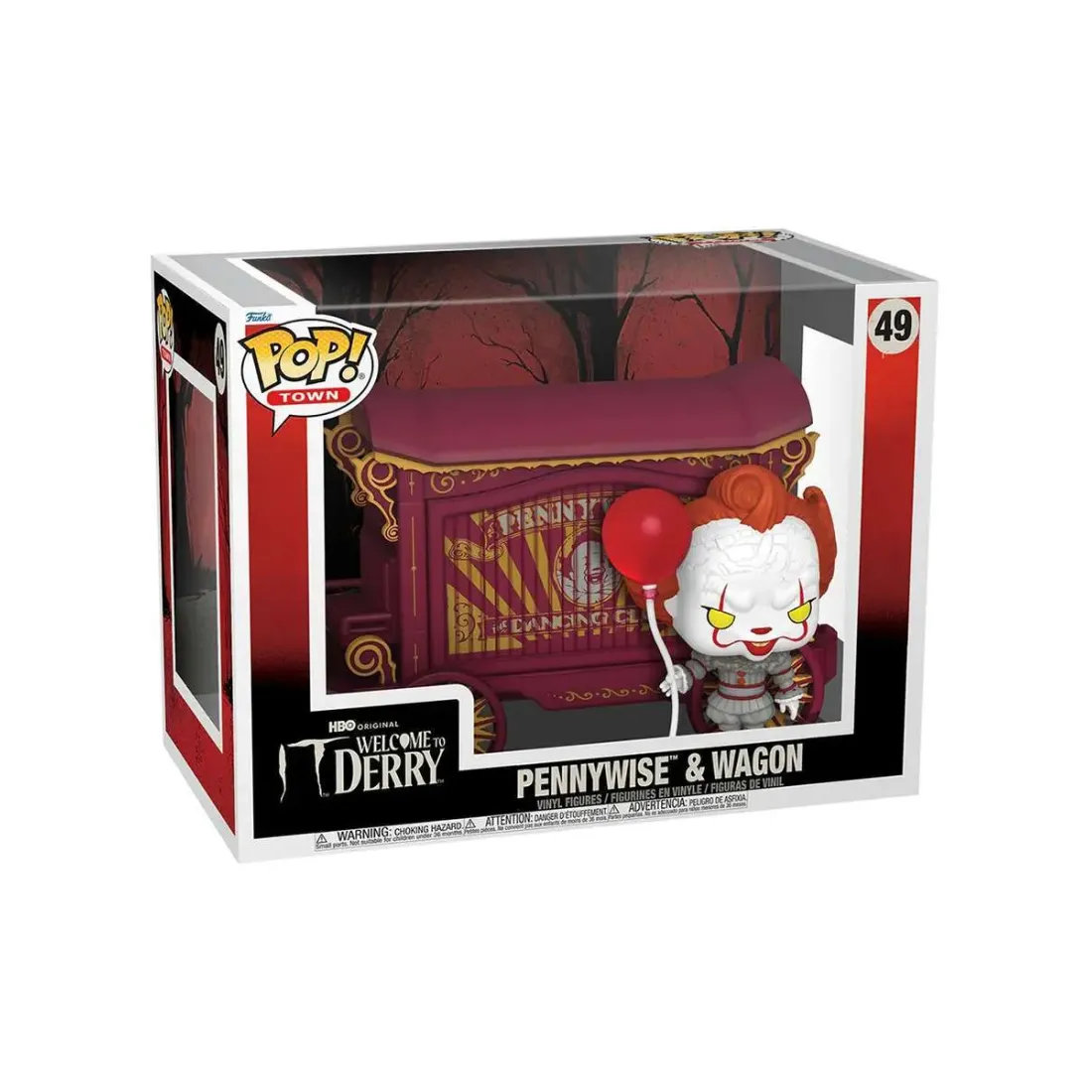 Фигурка Funko POP! Town IT Welcome to Derry Pennywise & Wagon (49) 86243