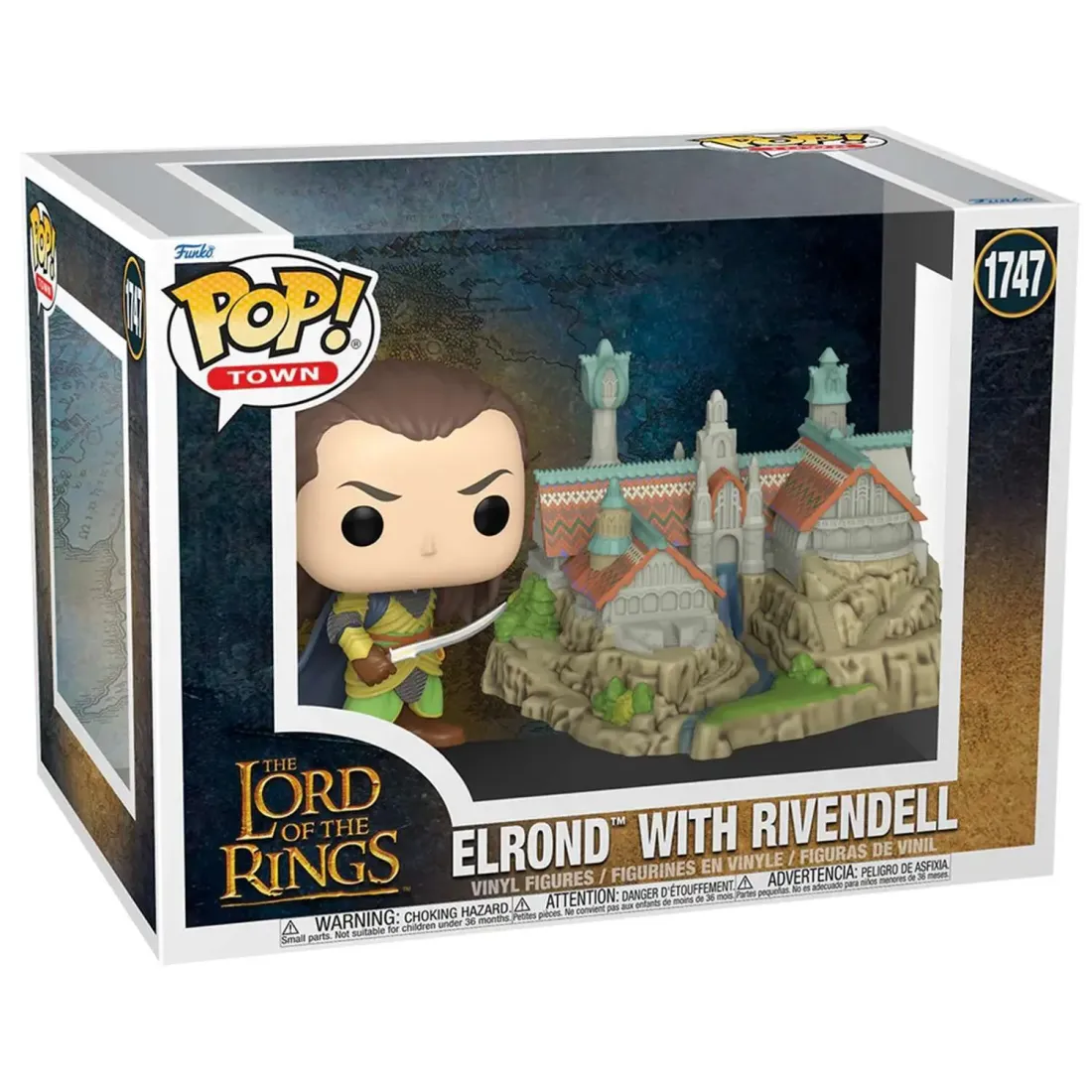 Фигурка Funko POP! Town LOTR S8 Elrond with Rivendell (1747) 83787