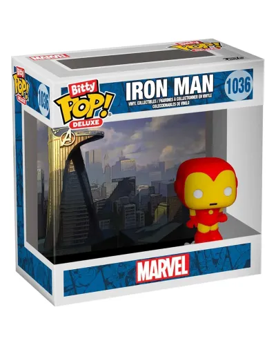 Фигурка Funko Bitty POP! Deluxe Iron Man (Avenger Tower) (1036) 81301