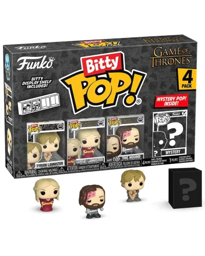 Фигурка Funko Bitty POP! Game of Thrones Tyrion+Cersei+The Hound+Mystery (1 of 4) 4PK 83650