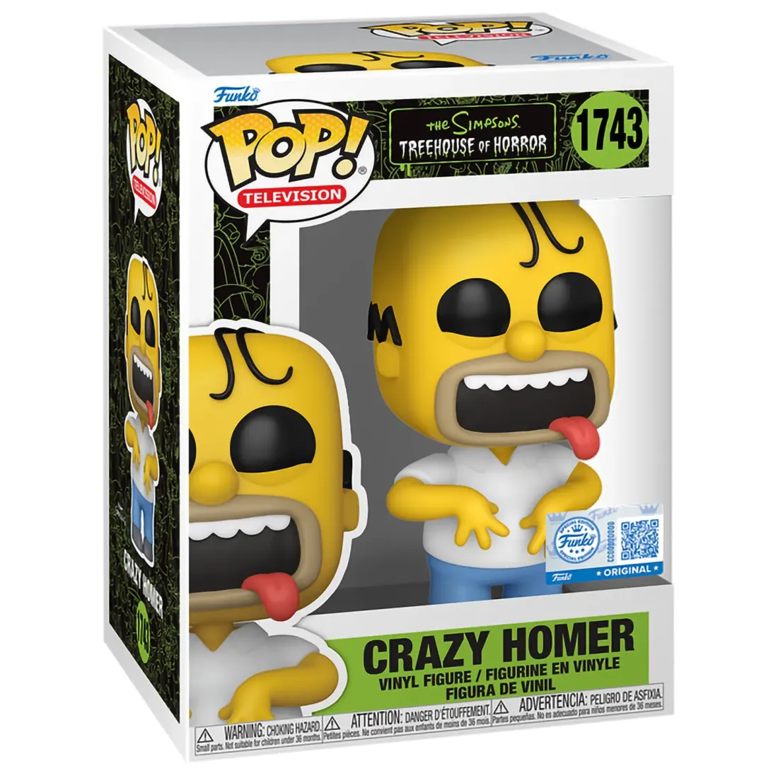 Фигурка Funko POP! TV Simpsons Treehouse Of Horror Crazy Homer SS (Exc) (1743) 87247