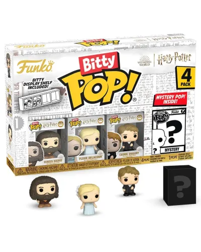 Фигурка Funko Bitty POP! Harry Potter GoF Hagrid+Fleur+Cedric+Mystery (1 of 4) 4PK 83657