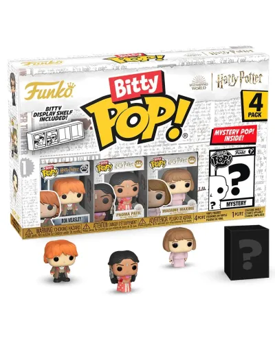 Фигурка Funko Bitty POP! Harry Potter GoF Ron+Padma+Madame Maxime+Mystery (1 of 4) 4PK 83656