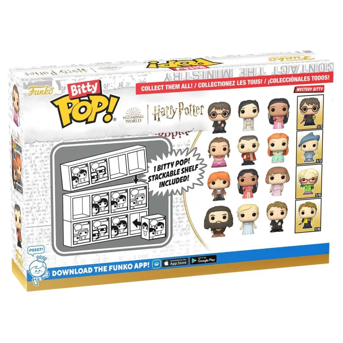 Фигурка Funko Bitty POP! Harry Potter GoF Ron+Padma+Madame Maxime+Mystery (1 of 4) 4PK 83656