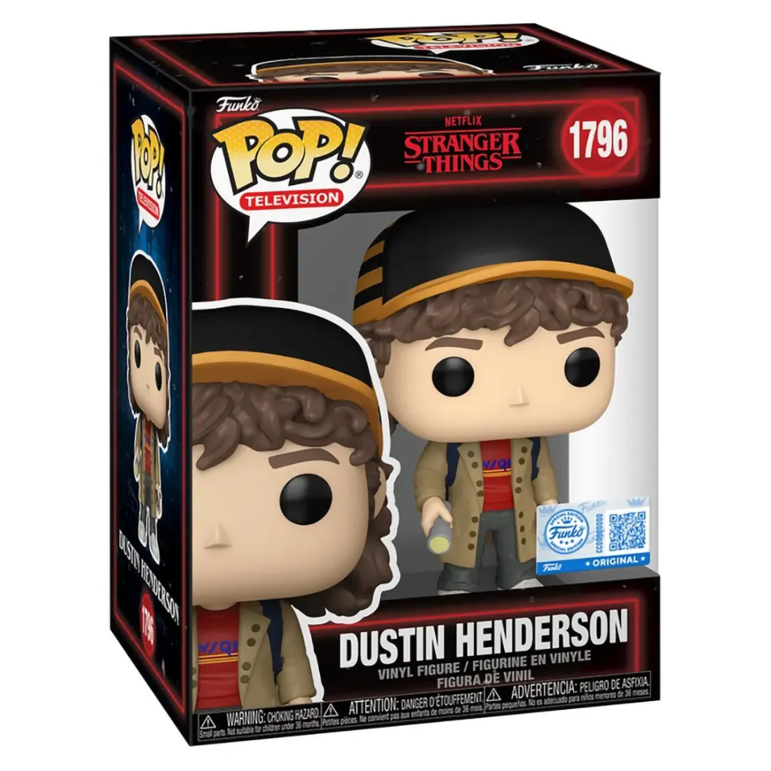 Фигурка Funko POP! TV Stranger Things S5 Dustin Henderson (Exc) (1796) 88959