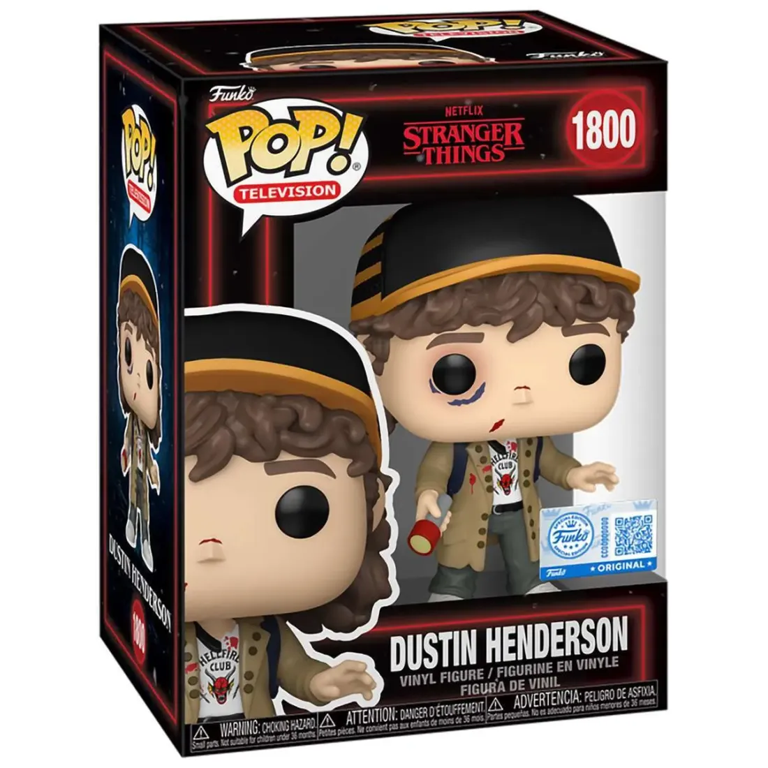 Фигурка Funko POP! TV Stranger Things S5 Dustin Henderson (Exc) (1800) 88556