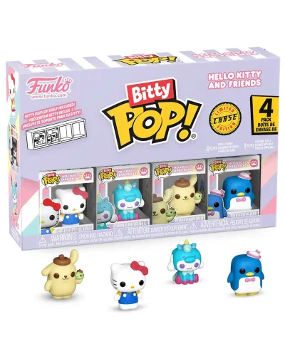 Фигурка Funko Bitty POP! Hello Kitty And Friends HK+Cinnamoroll+Pompompurin+Chase (1 of 4) 4PK 85713