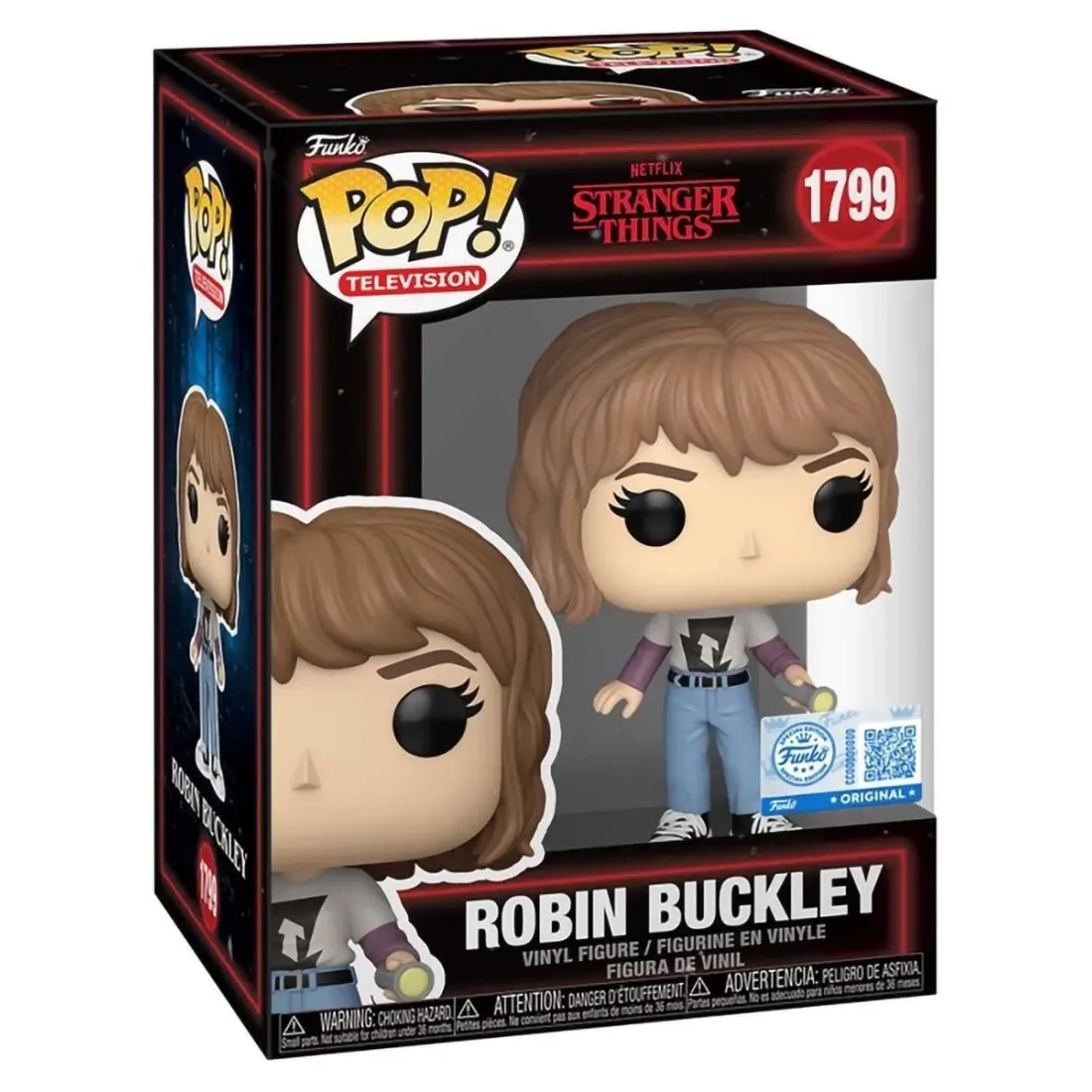Фигурка Funko POP! TV Stranger Things S5 Robin Buckley with Flashlight (Exc) (1799) 88521