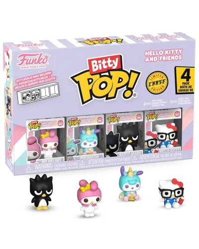 Фигурка Funko Bitty POP! Hello Kitty And Friends My Melody+Pochacco+Badtz+Chase (1 of 4) 4PK 85716