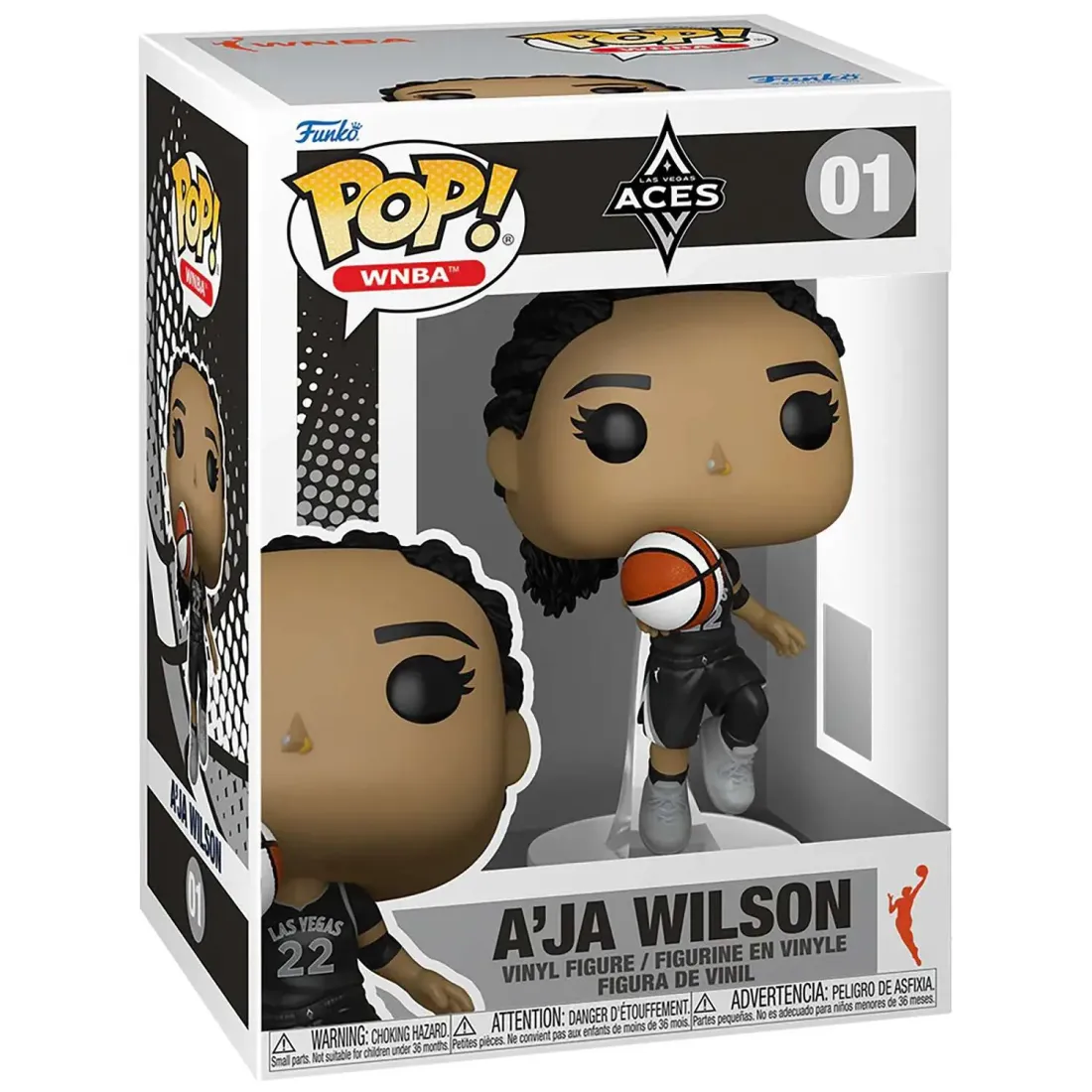 Фигурка Funko POP! WNBA Aces A'ja Wilson (01) 88456