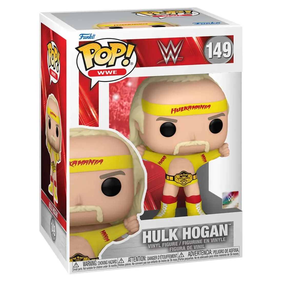 Фигурка Funko POP! WWE Hulk Hogan Hulkamania with Belt (149) 75780
