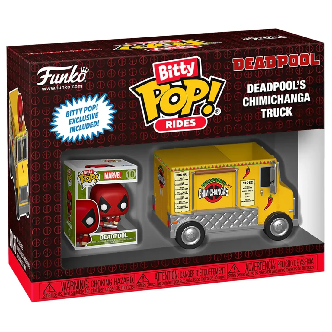 Фигурка Funko Bitty POP! Rides Marvel Deadpool Deadpool's Chimichanga Truck 83625