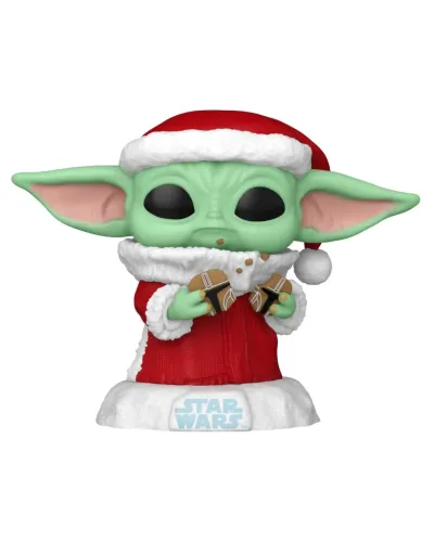 Фигурка Funko POP! Bobble Star Wars Holiday Grogu (747) 80009