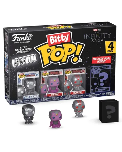 Фигурка Funko Bitty POP! Marvel Infinity Saga S3 War Machine+Vision+Ultron+Mystery(1 of 4) 4PK 71505