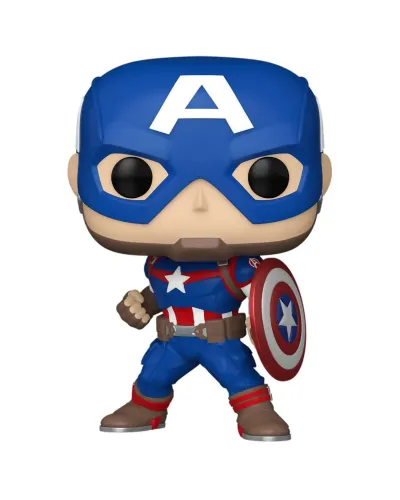 Фигурка Funko POP! Bobble Marvel New Classics Captain America (1419) 82497