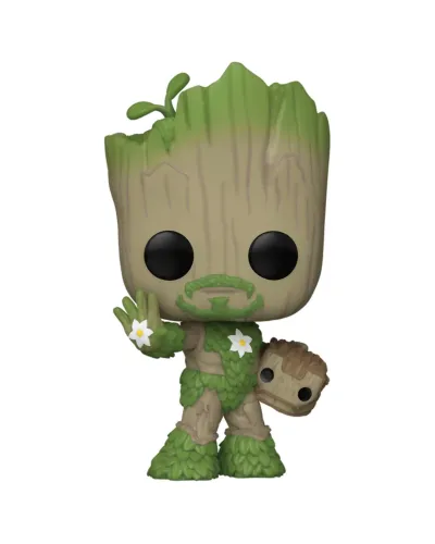 Фигурка Funko POP! Bobble Marvel We Are Groot Groot as Iron Man (1393) 79516