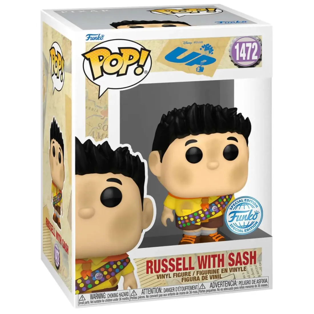 Фигурка Funko POP! Disney UP Russel with Sash (Exc) (1472) 79158