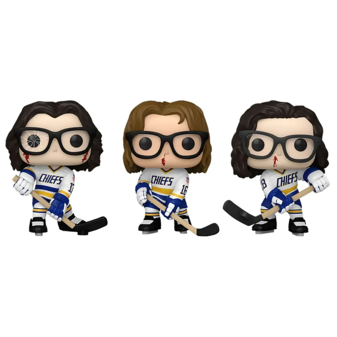 Фигурка Funko POP! Movies Slap Shot The Hanson Brothers (Steve/Jack/Jeff) 3PK 76041