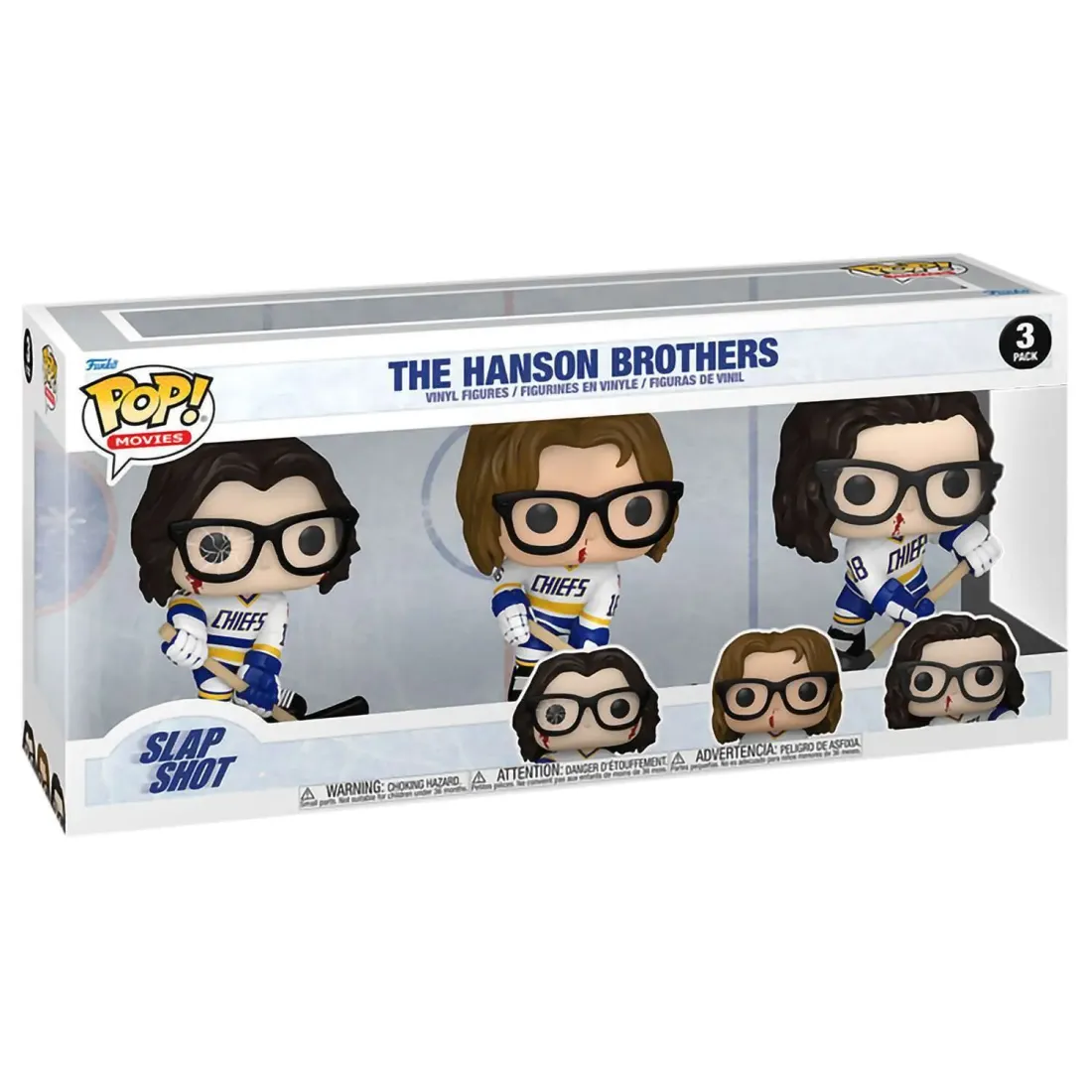 Фигурка Funko POP! Movies Slap Shot The Hanson Brothers (Steve/Jack/Jeff) 3PK 76041