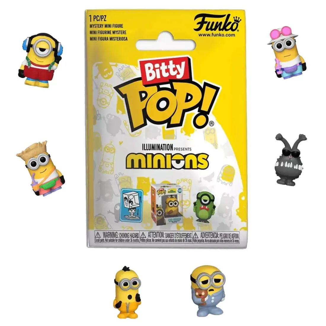Фигурка Funko Bitty POP! Movies Minions Mystery 1 штука в ассортименте (из12) 76382