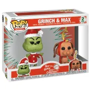 Фигурка Funko POP! Books How the Grinch Stole Christmas Grinch & Max 2PK 72505