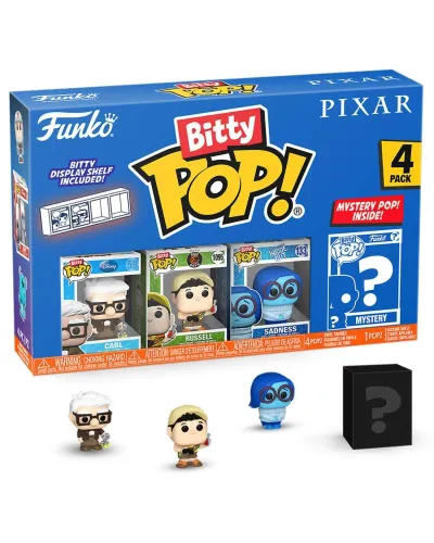 Фигурка Funko Bitty POP! Pixar Carl+Russell+Sadness+Mystery (1 of 4) 4PK​ 75468