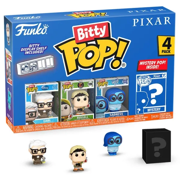 Фигурка Funko Bitty POP! Pixar Carl+Russell+Sadness+Mystery (1 of 4) 4PK​ 75468