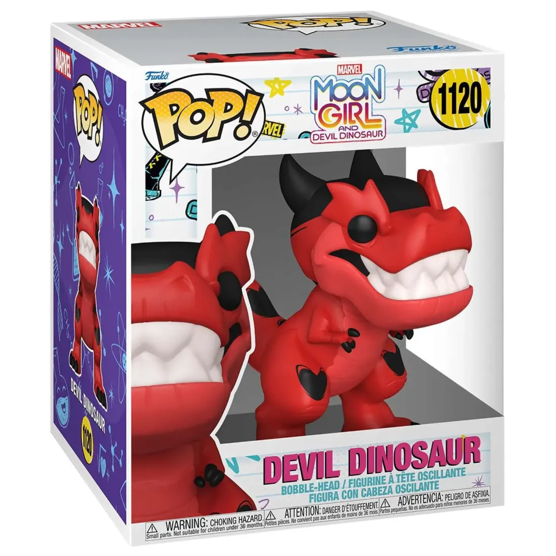 Фигурка Funko POP! Bobble Marvel Moon Girl and Devil Dinosaur Devil Dinosaur 6
