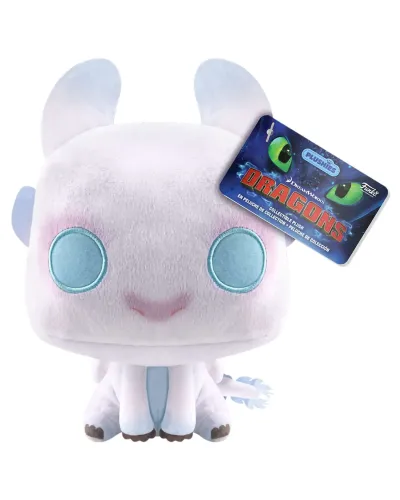 Фигурка плюшевая Funko Plush How to Train Your Dragon Light Fury 7" 81182