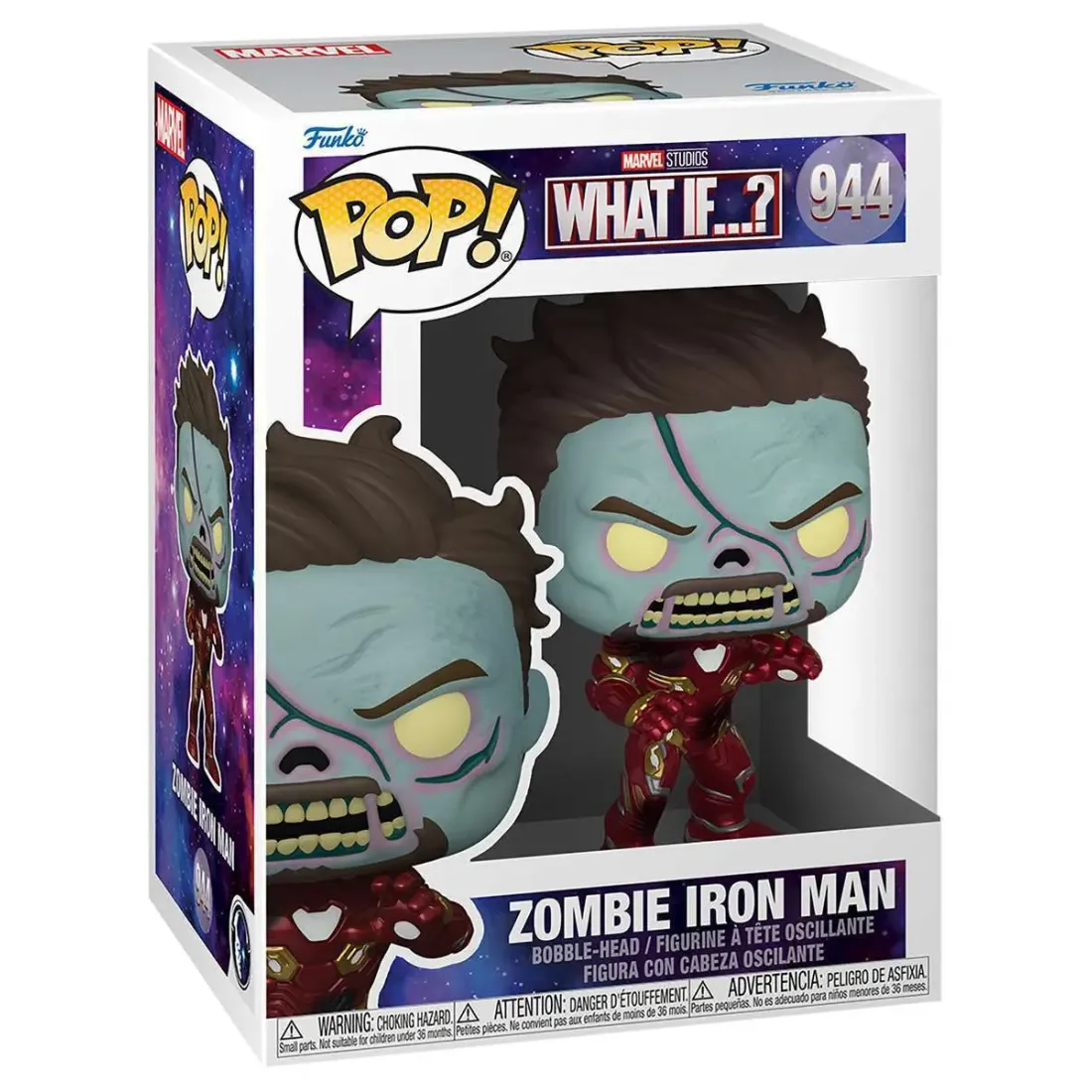 Фигурка Funko POP! Bobble Marvel What If Zombie Iron Man (944) 57379