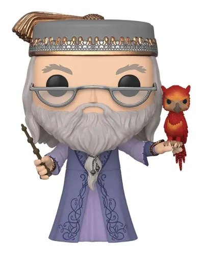 Фигурка Funko POP! Harry Potter S10 Albus Dumbledore w/Fawkes 10" (110) 48038