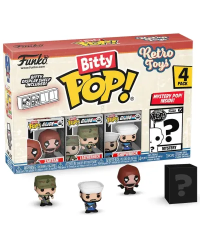 Фигурка Funko Bitty POP! Retro Toys GI Joe Zartan+Leathernec+Shipwreck+Mystery (1 of 4) 4PK 75448