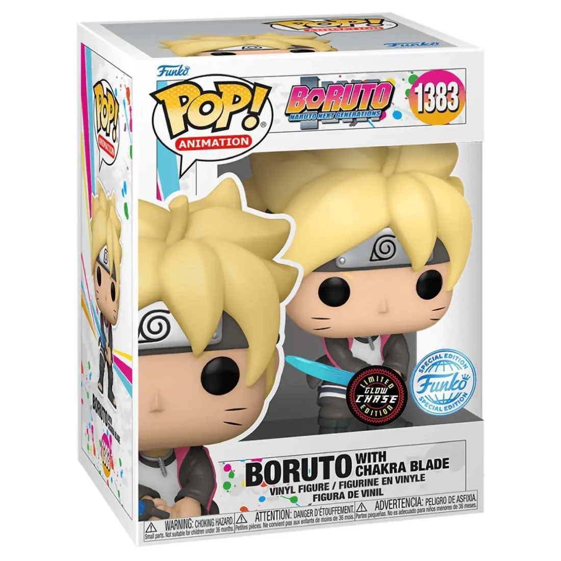Фигурка Funko POP! Animation Boruto Boruto w/ Chakra Blade (GW) Chase (Exc) (1383)