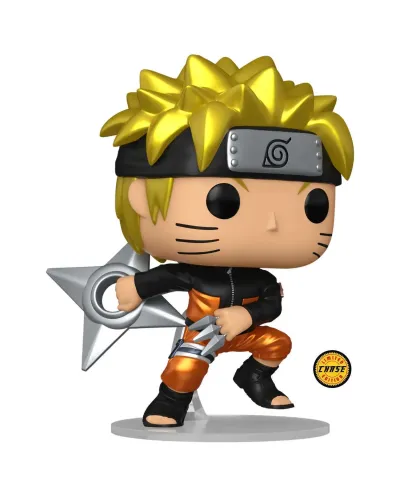Фигурка Funko POP! Animation Naruto Shippuden Naruto Uzumaki w/Kunai&Shuriken (MT)Chase(1843)