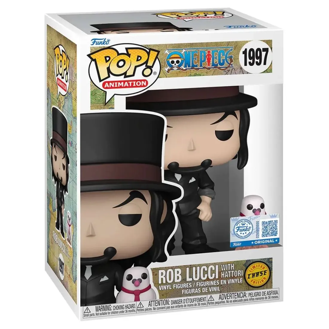 Фигурка Funko POP! Animation One Piece S11 Rob Lucci with Hattori Chase (Exc) (1997)