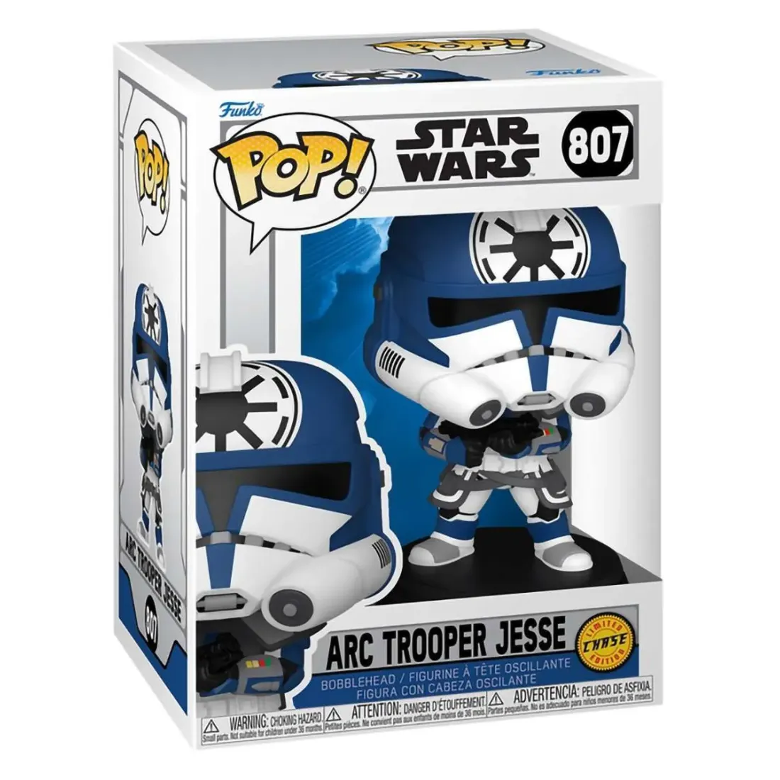 Фигурка Funko POP! Bobble Star Wars Clone Wars Jesse Arc Trooper Jesse Chase (807)