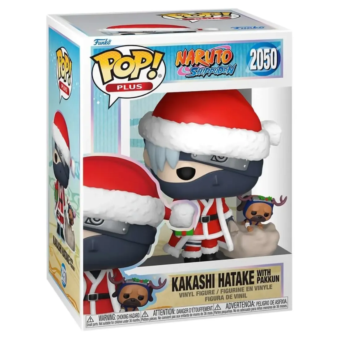 Фигурка Funko POP! Plus Naruto Shippuden Kakashi Hatake with Pakkun (Holiday) (2050) 86779