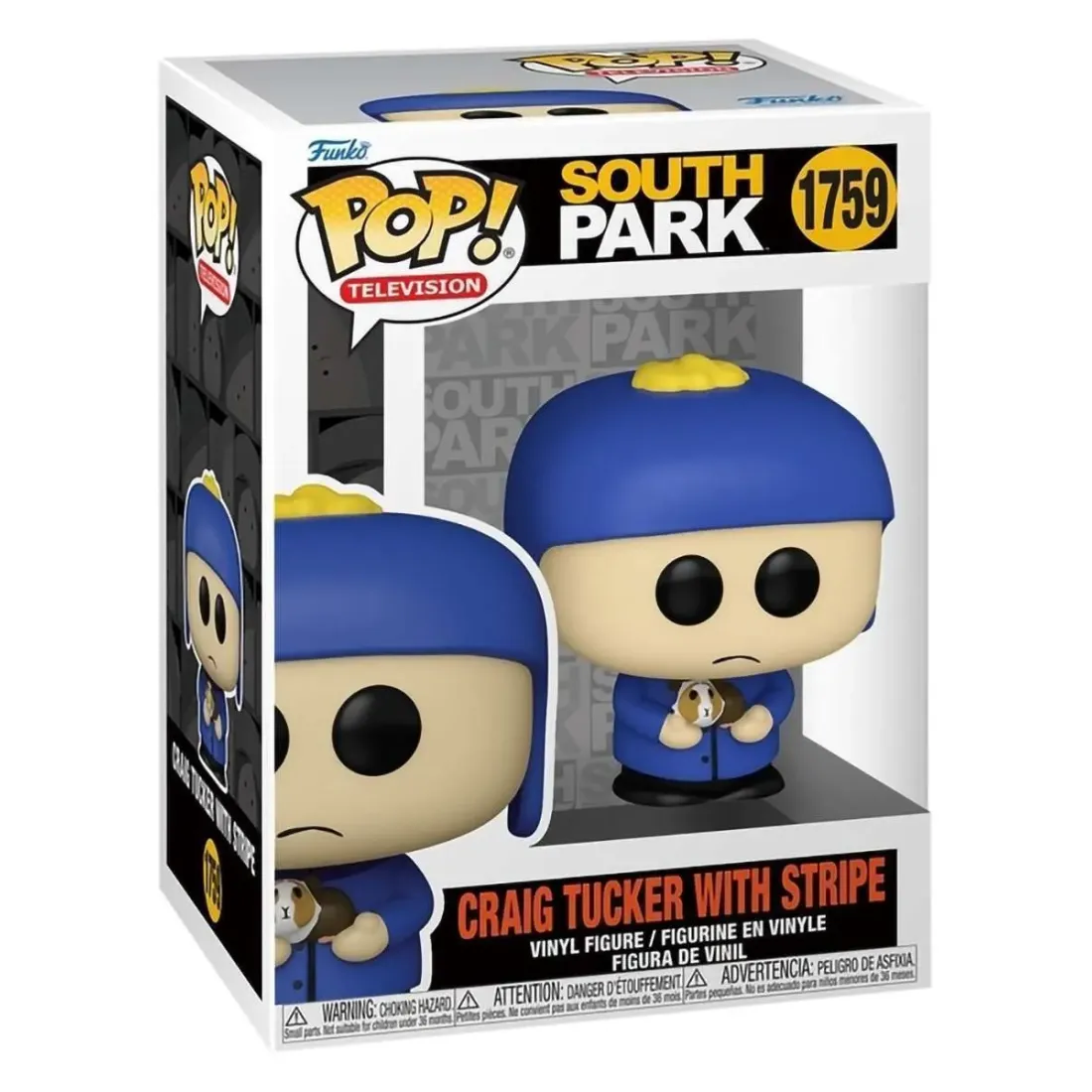 Фигурка Funko POP! TV South Park Craig Tucker With Stripe (1759) 86305