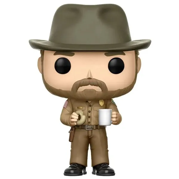 Фигурка Funko POP! TV Stranger Things Hopper w/Donut w/Chase (512) 14425