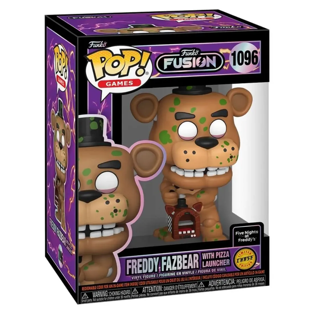 Фигурка Funko POP! Games Funko Fusion FNAF Freddy Fazbear w/Pizza Launcher Chase (1096)