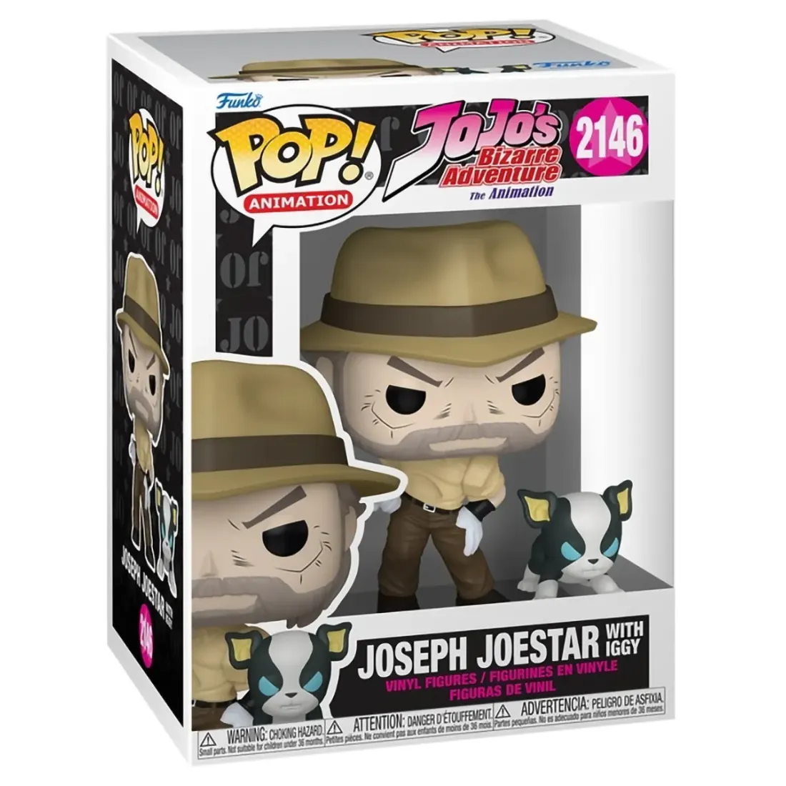 Фигурка Funko POP! Animation JoJo's Bizarre Adventure Joseph Joestar and Iggy (2146) 88461