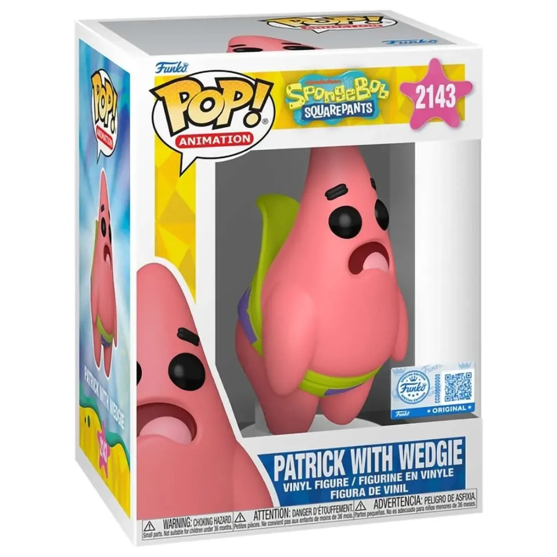Фигурка Funko POP! Animation SpongeBob Squarepants Patrick w/Wedgie (Exc) (2143) 84981
