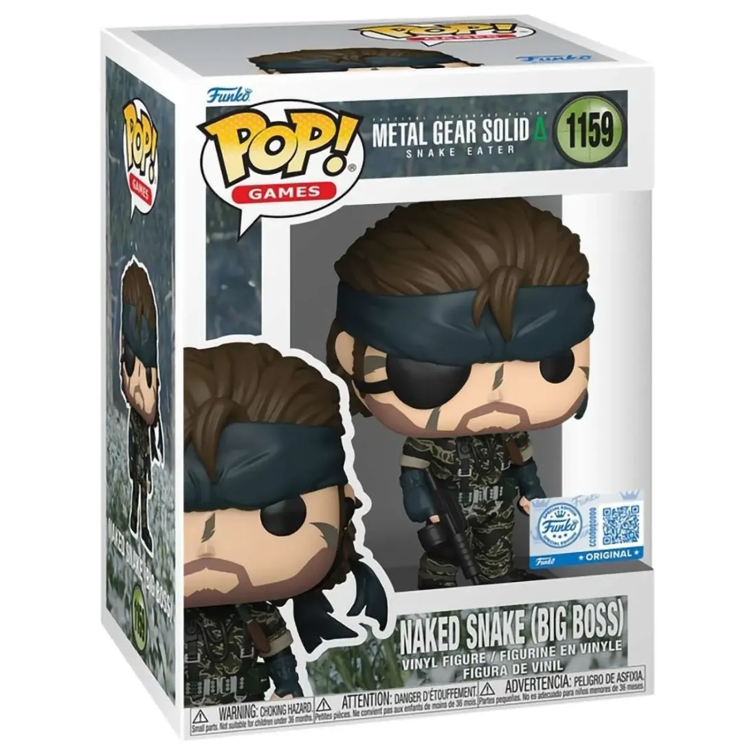 Фигурка Funko POP! Games Metal Gear Solid 3 Naked Snake (Big Boss) (Exc) (1159) 84850