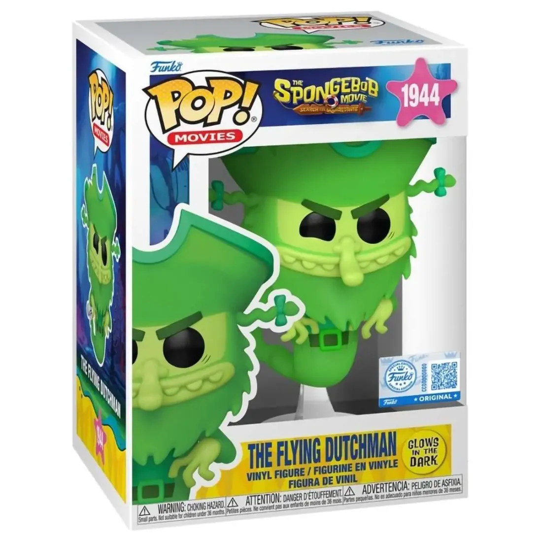 Фигурка Funko POP! Movies The SpongeBob Movie Flying Dutchman (GW) (Exc) (1944) 88143